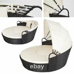 Garden Haven Luxury Poly-rattan Garden Day Bed Lounge Set New Improved 2020
