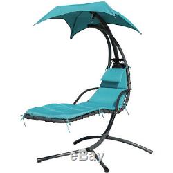 Garden Helicopter Beach Chair Swing Hammock Sun Lounger Patio Canopy wit Cushion