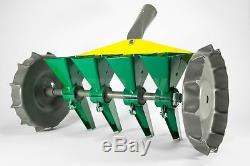 Garden Metal Precision Seeder Vegetable 4 Row Manual Planter sowing small seeds