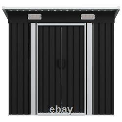 Garden Shed Anthracite Metal H7Y0