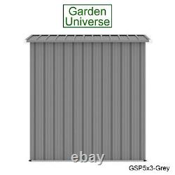 Garden Shed Metal Grey Garden Universe 5' Storage Base Frame GSP5x3-Grey
