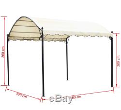 Garden Structure Pergola Outdoor Canopy Cover Roof Shade Patio Gazebo Car Port