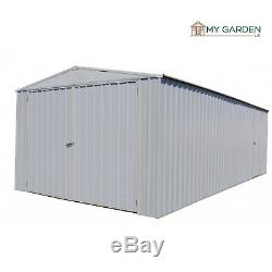 Garden Utility Workshop 6m x 3m Large Metal Shed Garage Storage Unit 20ft 10ft