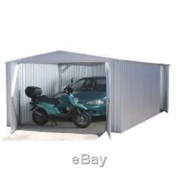 Garden Utility Workshop 6m x 3m Large Metal Shed Garage Storage Unit 20ft 10ft