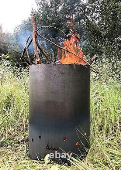 Garden Waste Incinerator Burner Bin Metal Allotment Bin Bonfire Night Party