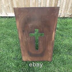 Garden wall panel rustic decoration Rusty Metal Ornament feature lawn sign decor