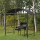 Gazebo Marquee Canopy Awning Shelter Garden Patio Bbq Tent Grill Black