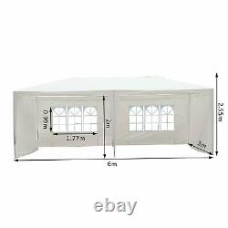 Gazebo Marquee Party Tent With Sides Waterproof Garden Patio Outdoor Canopy 3x6m