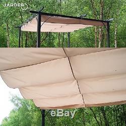 Gazebo Steel Metal Frame Tent Canopy Pagoda Water Resistant Garden Heavy Duty
