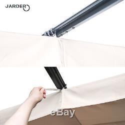 Gazebo Steel Metal Frame Tent Canopy Pagoda Water Resistant Garden Heavy Duty