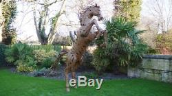 Giant Life Size Rearing Horse 330 cm Home/Garden Art Statue Ornament Sculpture