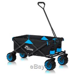 Hand Wagon Hand Cart Foldable Offroad Beach Coaster Trolley Garden New SAMAX