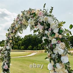 Heavy Duty Metal Garden Arch Rose Arbor for Climbing Plants Wedding Party Decor