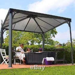 Hot Tub Gazebo Spa Awning Garden Canopy Outdoor Sun Shade Shelter Roof Pergola