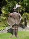 Indoor/outdoor/garden Mediummetal/rusty Finish Suit Of Armour Knight Statue 2383