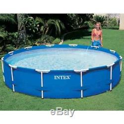 Intex Swimming Pool Metal Frame 305x76cm Outdoor Garden Summer Water Centre