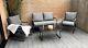Kendal 4 Piece Garden Furniture Set With Coffee Table Cushions