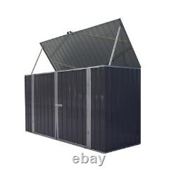 Large Galvanized Metal Steel Garden Shed Outdoor Bike Storage House Tools Shed