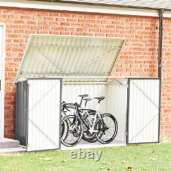 Large Garden Lockable Storage Bike Tool Sheds Box Outdoor Garbage Bin Shed XL UK