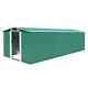 Large Garden Shed 257x597x178cm Metal Green Outdoor Tool Storage House Cabin 6m