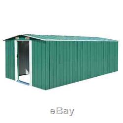 Large Metal Garden Shed Bike Unit Storage Workshop Building Tools Box Container