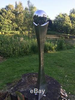 Large Modern Stainless Steel Contemporary Metal Art Outdoor Garden Sculpture