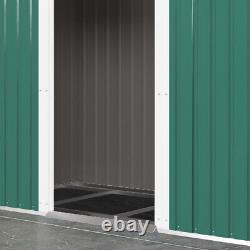 Large Outdoor Metal Garden Shed 6 X 4, 8 X 4 Garden Storage House WITH FREE BASE