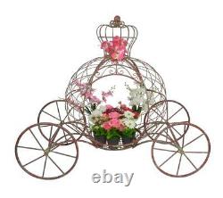Large Princess Carriage Garden Decoration Shabby Chic
