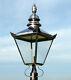 Large Victorian Traditional Style Lantern Lamp Post Light Garden Stainless Steel