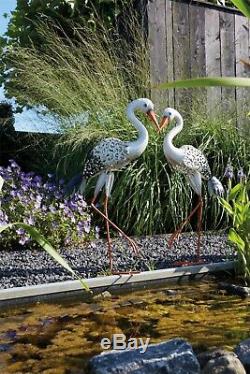 Luxform Garden & Outdoor Lighting Solar Metal Light Statue Ornament Stork Bird