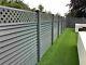 Metal Fence Panel Kit 6ft X 6ft Lap Heavy Duty Overlap Fencing Diy Garden Set