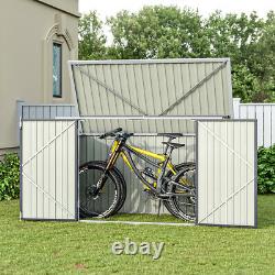 Metal Garden Shed 4 X 6, 6 X 8, 8 X 8, 10 X 8 ft Storage with Frame Sheds Bikes