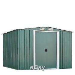 Metal Garden Shed 6 X 4,6 X 8,10 X 8 Outdoor Tool Storage with Free Foundation