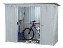 Metal Garden Shed 6x4ft Bike Tool Storage Locking Patio Outdoor Steel Heavy Duty