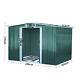 Metal Garden Shed 8 X 4, 10 X 8, 12 X 10 Tool House Outdoor Storage With Free Base