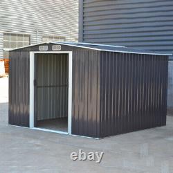 Metal Garden Shed Outdoor Storage 6 X 4, 8 X 4, 8 X 6, 10 X 8 Tool Sheds with Base