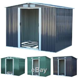 Metal Garden Shed Outdoor Storage House 4x8 6x8 8x8 8x10 Tool Sheds with Base