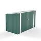 Metal Garden Shed Outdoor Storage House Tools Organizer Box Lockable Roof With Key