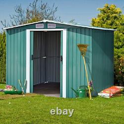 Metal Garden Shed With Free Foundation Base 8 X 6, 10 X 8 Outdoor Storage House