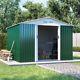 Metal Garden Storage Shed Boxer Apex Galvanised Outdoor Heavy-duty Steel Shed