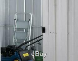 Metal Garden Storage Unit Shed Outdoor Bike Tools Patio 6 X 4Ft Lockable Doors