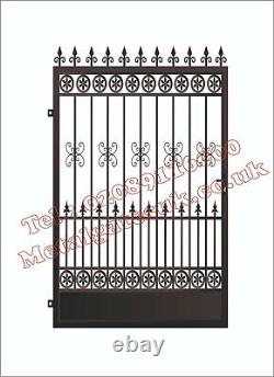 Metal Gate / Wrought Iron Gate / Metal Garden Side Gate / Security Door