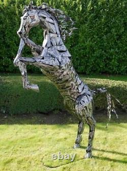 Metal Horse Garden Statue, Large Horse Garden Sculpture 330 CM High