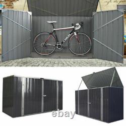 Metal Large Storage Garden Shed Bike Unit Tools Bicycle Store Can Put 2-3 Bikes