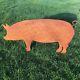 Metal Pig, Garden Decoration, Metal Art, All Uk Made With Fast Delivery