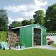 Metal Shed Dry Log Store 11.2x 6.3 Foundation Kit Garden Outdoor Storage Waltons