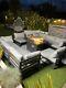 Modular Garden Set With Fire Pit Table