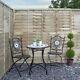 Mosaic Metal Bistro Set 2 Seater Table & Chairs For Patio/garden/outdoor Dining