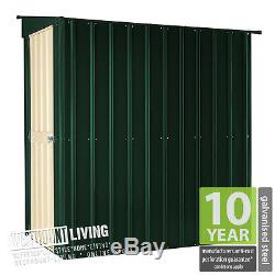 NEW 4x6 4x8 5x8 FT METAL PENT LEAN-TO GARDEN STEEL SHED TIN INC ANCHOR KIT