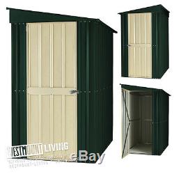 NEW 6x4 8x4 8x5 FT METAL PENT LEAN-TO GARDEN STEEL SHED TIN INC ANCHOR KIT
